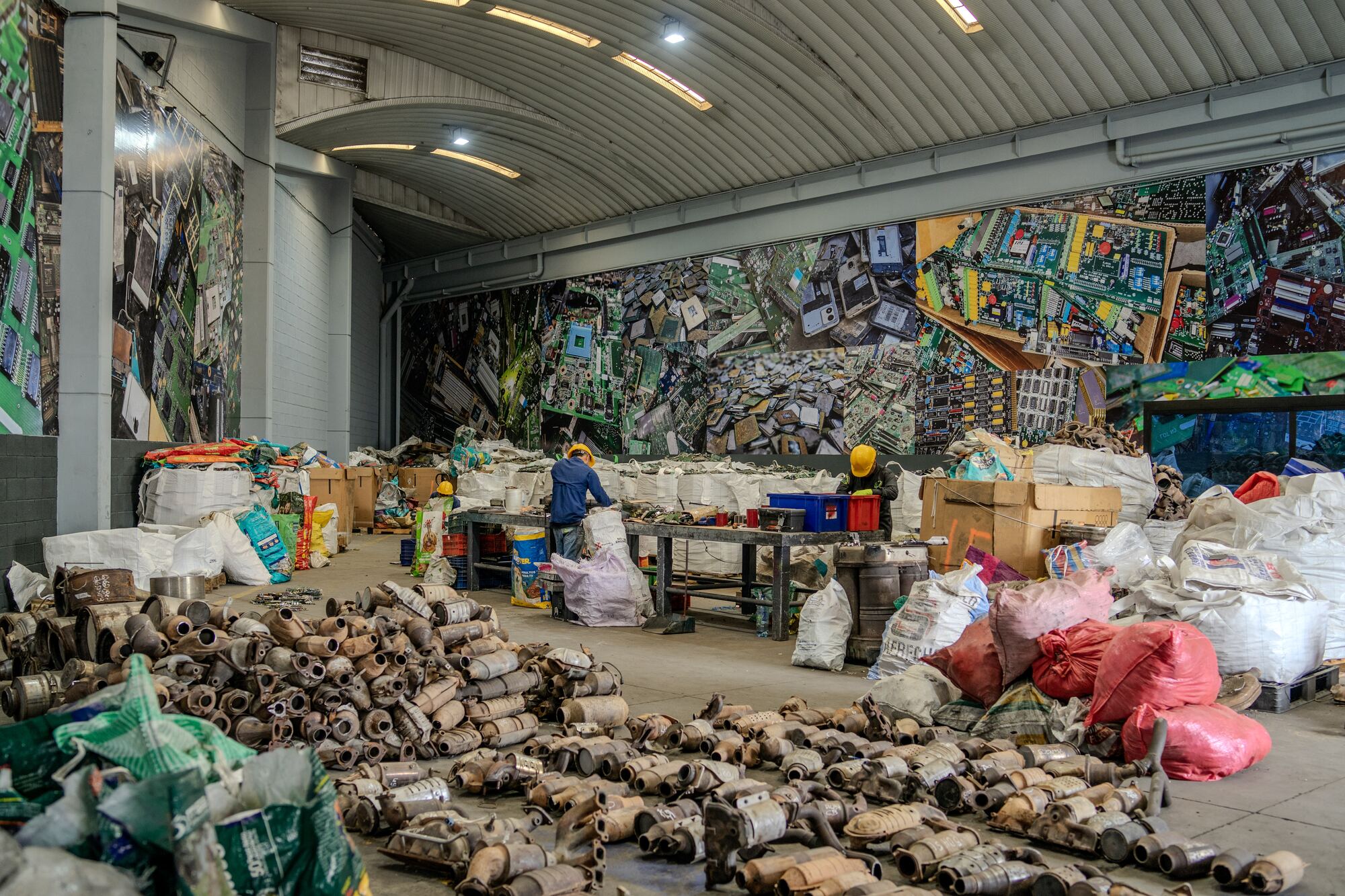 Bodega de operación de Recicla Guatemala